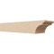Ekena Millwork 6in. W x 4in. H x 24in. L Yorktown Woodgrain TimberThane Rafter Tail, Primed Tan RFTUR06X04X24YORRCPR - alternate 1